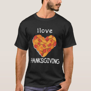 T-shirt Je l'aime dinde de Thanksgiving humide Vintage Mer