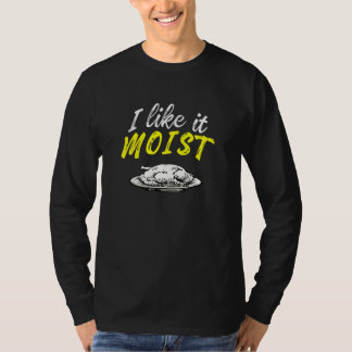 T-shirt Je l'aime dinde humide de Thanksgiving