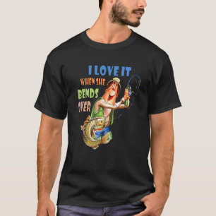 T-shirt Je L'Aime Quand Elle S'Enfonce Sur L'Amoureux De L