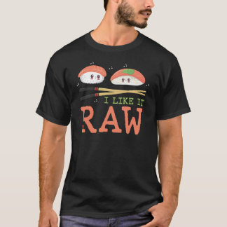 T-shirt Je L'Aime Raw Kawaii Sushi Cuisine Japonaise