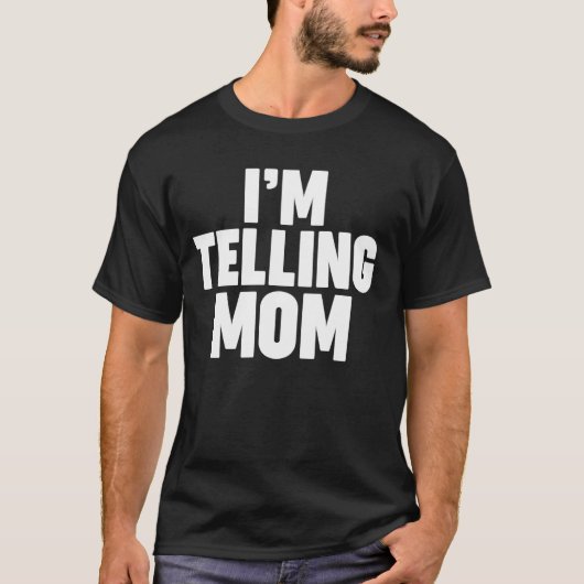 T-SHIRT JE LE DIS À MAMAN (Devant)