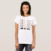 T-shirt Je Le Fais Tout Ballet Tap Jazz Lyrical Chaussure  (Devant entier)