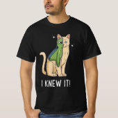 T-shirt Je Le Savais. Alien Kitten (Devant)