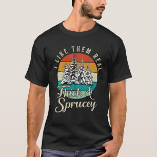 T-shirt Je Les Aime Vraiment Épais Sprucey Drôle Noël Tre