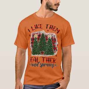T-shirt Je Les Aime Vraiment Épais Sprucey Drôle Noël Tre