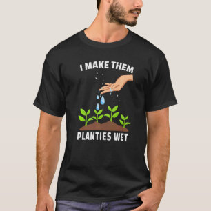 T-shirt Je Leur Rends Des Places Jardins Adultes Humides P