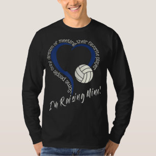 T-shirt Je lève le mien ! Maman Volleyball Maman Volleybal