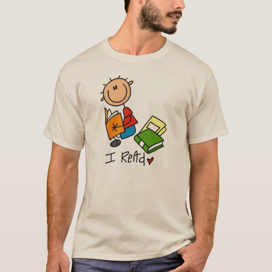 T-shirt Je lis (Devant)