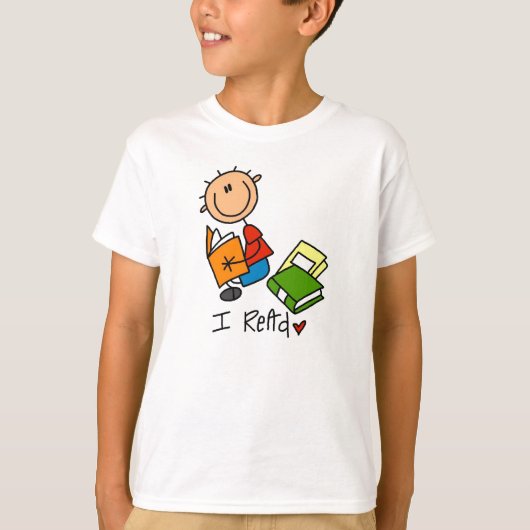 T-shirt Je lis (Devant)