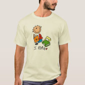 T-shirt Je lis (Devant)