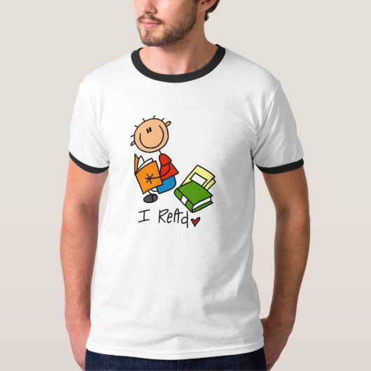 T-shirt Je lis (Devant)