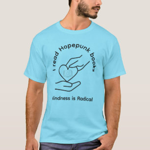 T-shirt Je lis des livres Hopepunk Optimisme défiant
