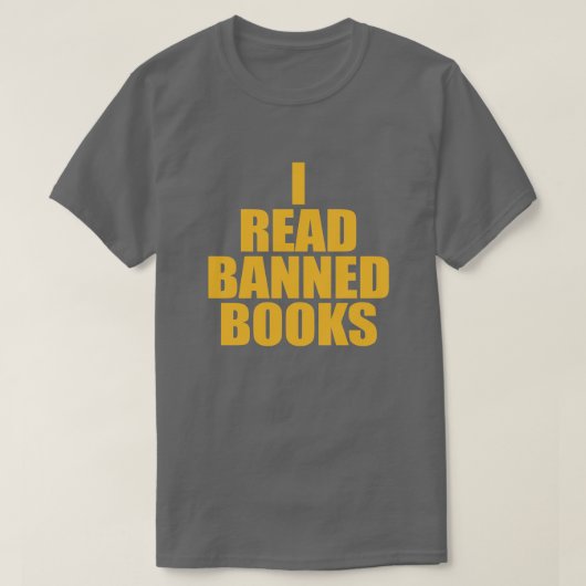 T-SHIRT JE LIS DES LIVRES INTERDITS (Design devant)