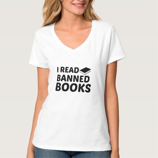 T-SHIRT JE LIS DES LIVRES INTERDITS (Devant)