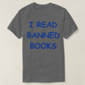 T-shirt je lis des livres interdits (Design devant)