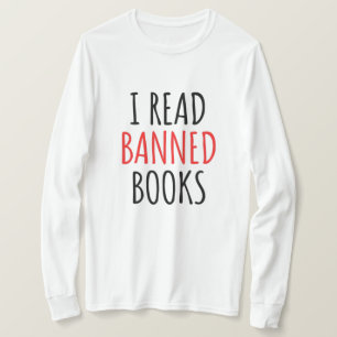 T-shirt Je lis des livres interdits Citation drôle