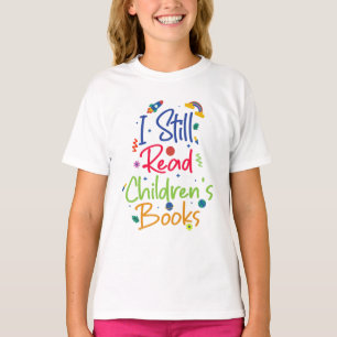 T-shirt Je lis encore des livres pour enfants
