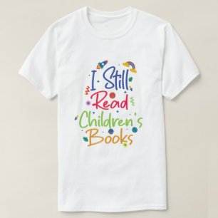 T-shirt Je lis encore des livres pour enfants