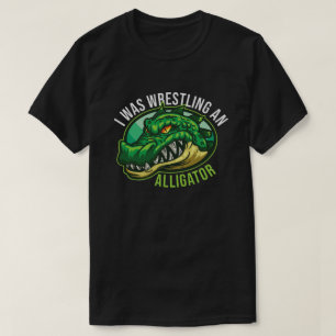 T-shirt Je Luttais Un Alligator Bras Amputé Drôle