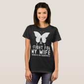 T-shirt Je Lutte Pour Mon Épouse Fibromyalgie Mois B (Devant entier)