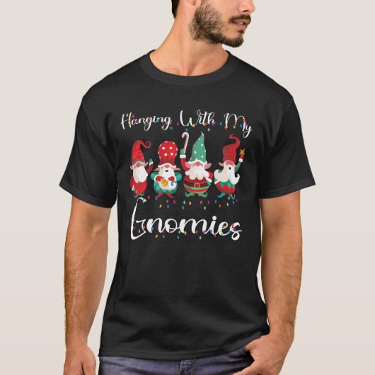 T-shirt Je M'Accroche Avec Mes Gnomies (Devant)