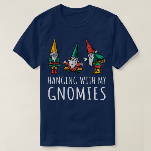 T-shirt Je M'Accroche Avec Mes Gnomies II (Design devant)