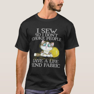 T-shirt Je mâche donc je n'étouffe pas les gens Sauver une