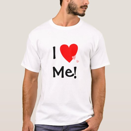 T-shirt Je m'aime (coeur) drôle (Devant)