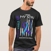T-shirt Je Manque Mon Fils Sensibilisation Au Suicide Prév (Devant)