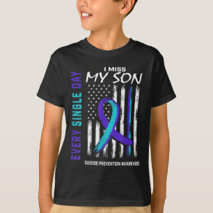 T-shirt Je Manque Mon Fils Sensibilisation Au Suicide Prév
