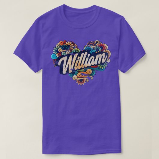 T-shirt Je m'appelle william (Design devant)