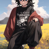 T-shirt je marche avec des chats shadowclan-pride-guerrier