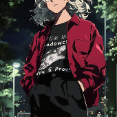 T-shirt je marche avec des chats shadowclan-pride-guerrier