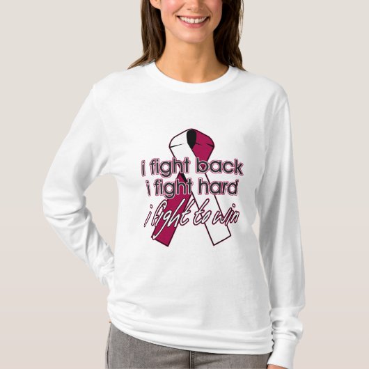 T-shirt Je me bats contre le cancer (Devant)