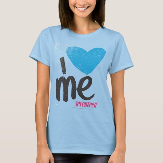 T-shirt Je Me Coeur Aqua (Devant)