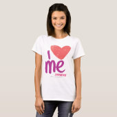 T-shirt Je Me Coeur Pink-Purple (Devant entier)