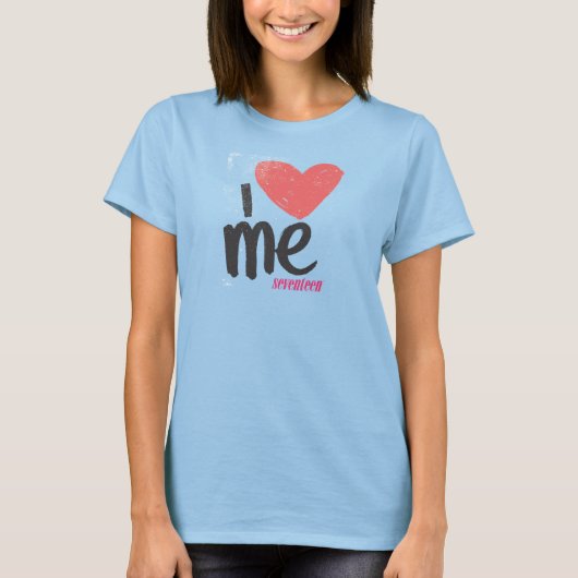 T-shirt Je Me Coeur Rose (Devant)