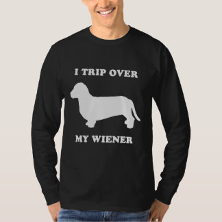 T-shirt Je me déclenche au-dessus de ma saucisse