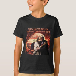 T-shirt Je Me Détestais De Dire La Vérité À Jésus Trump 20