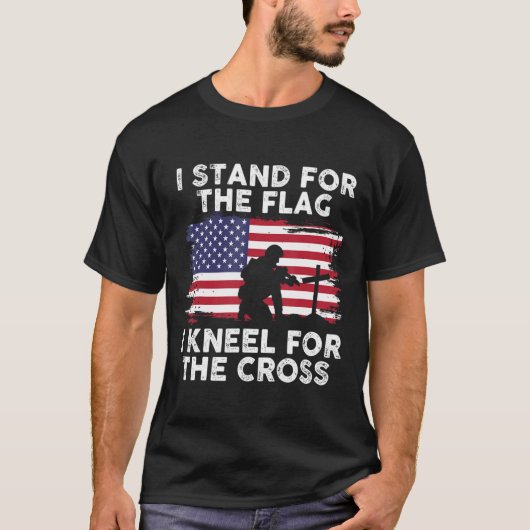 T-shirt Je Me Détiens Pour Le Flag Memorial Day Never Forg (Devant)