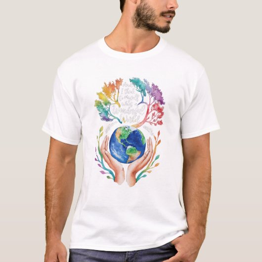 T-shirt Je me dis ce que A (Devant)