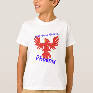 T-shirt Je me lèverai toujours comme un Phoenix