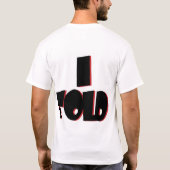 T-shirt Je me plie (Dos)