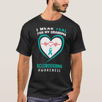 T-shirt Je Me Porte Turquoise Pour Ma Sensibilisation Au S