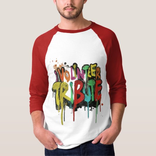 T-shirt Je me porte volontaire comme hommage (Devant)