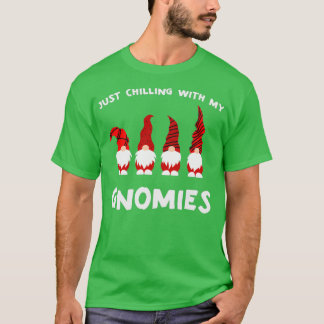 T-shirt Je Me Réjouis Avec Mes Gnomes