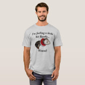 T-shirt Je me sens un peu excité ..... (Devant entier)