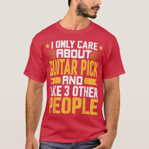 T-shirt Je me soucie seulement de l'Onglet de guitare et c