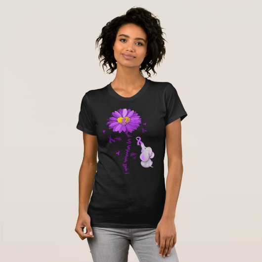 T-shirt Je me souviendrai pour vous Elephant Alzheimer's A (Devant entier)