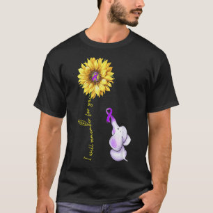 T-shirt Je me souviendrai pour vous tournesol Hope Alzheim